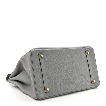 Hermes Togo Birkin 35 Gris Mouette 4 of 10