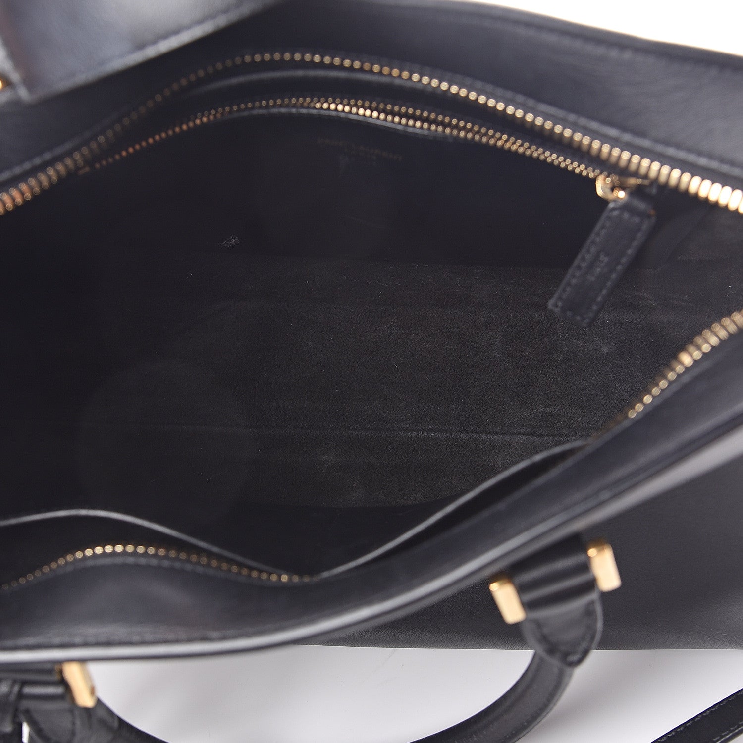 Saint Laurent Calfskin Small Monogram Cabas Black 4 of 8