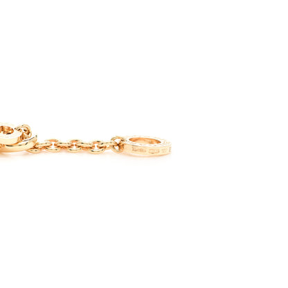 Bulgari 18K Yellow Gold Diamond BVLGARI BVLGARI Circle Pendant Necklace 4 of 6
