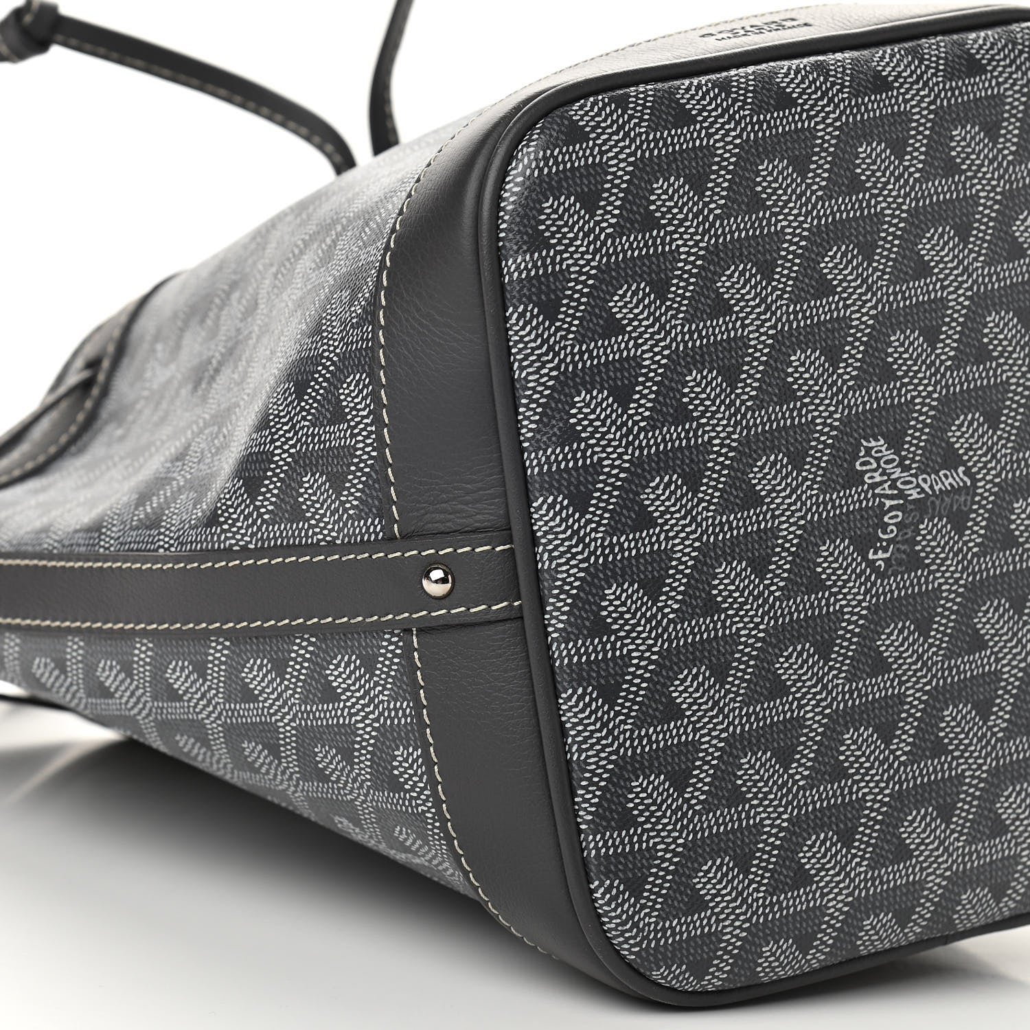 Goyard Goyardine Petit Flot Bucket Bag PM Grey 5 of 10