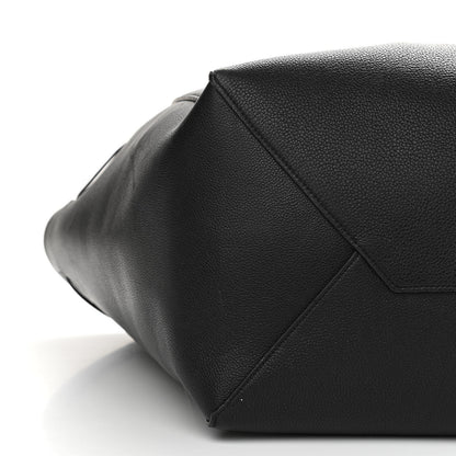 Celine Soft Grained Calfskin Medium Belt Cabas Phantom Black 5 of 10