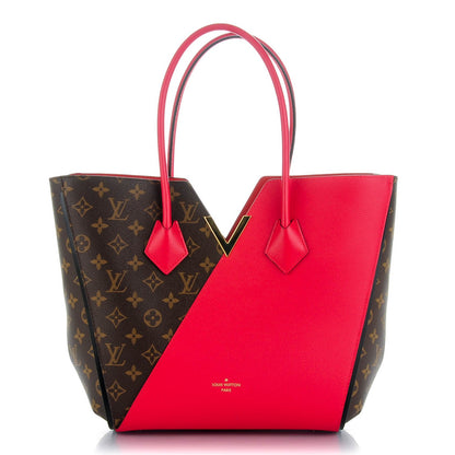 Louis Vuitton Calfskin Monogram Kimono Tote Poppy 1 of 7