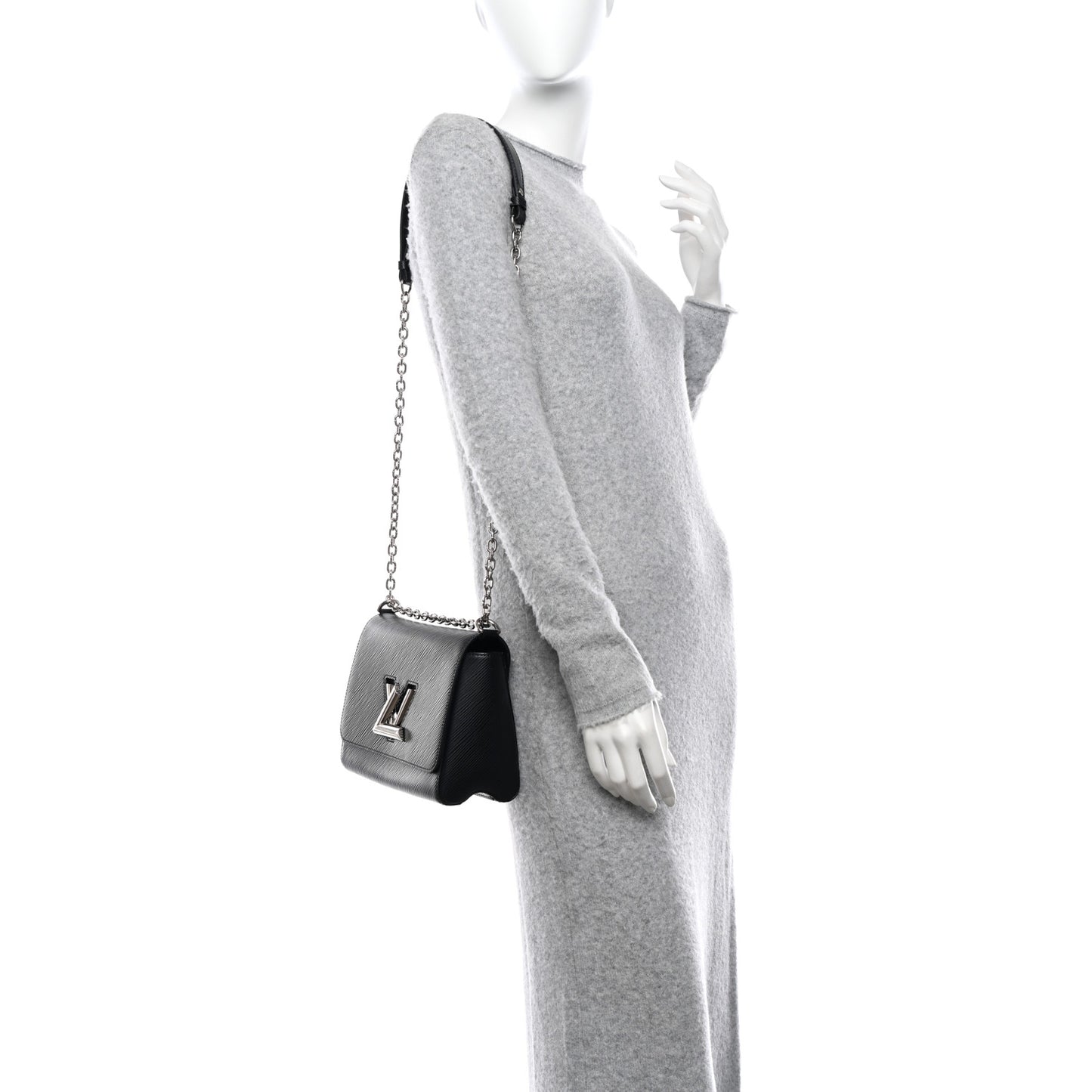 Epi Twist Shoulder Bag MM Black