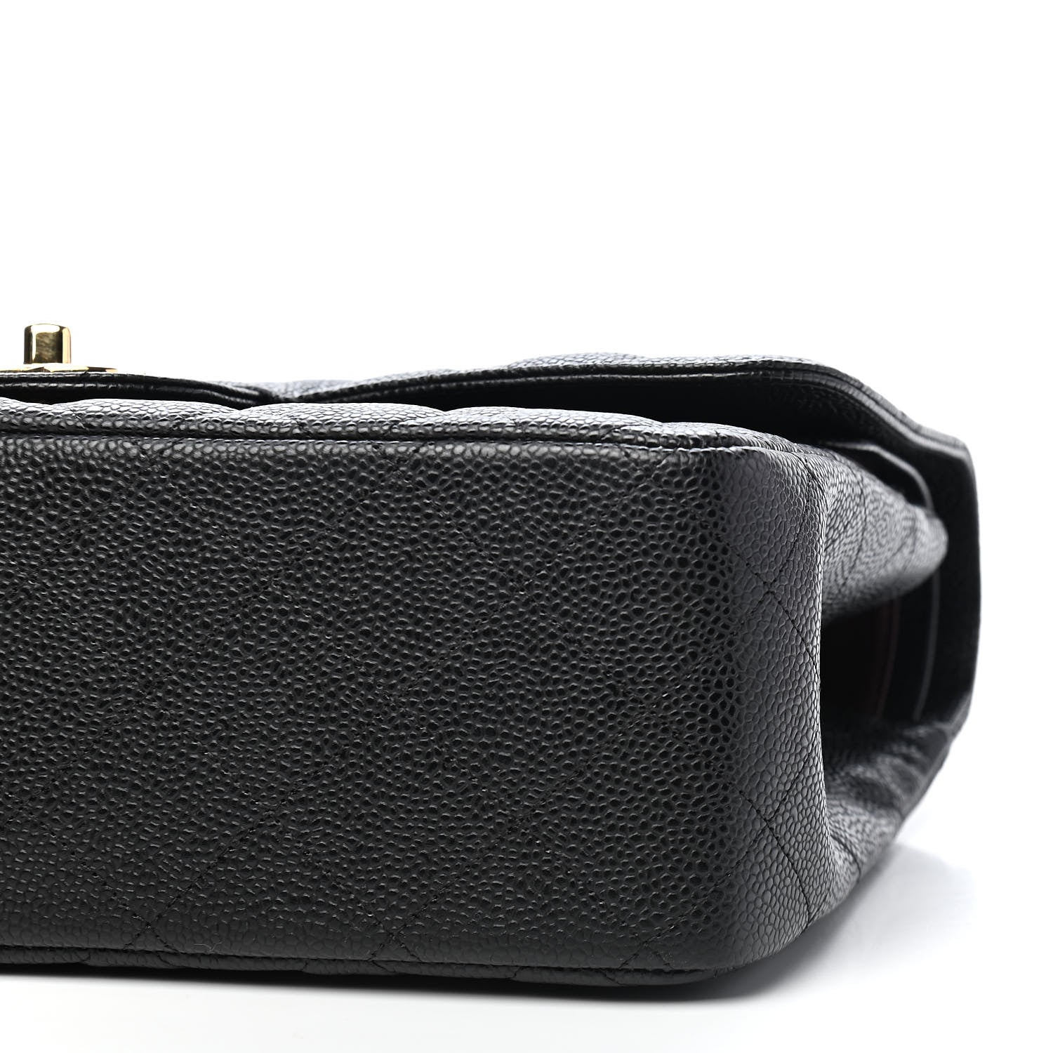 Chanel Caviar Quilted Jumbo Double Flap Black 7 of 9