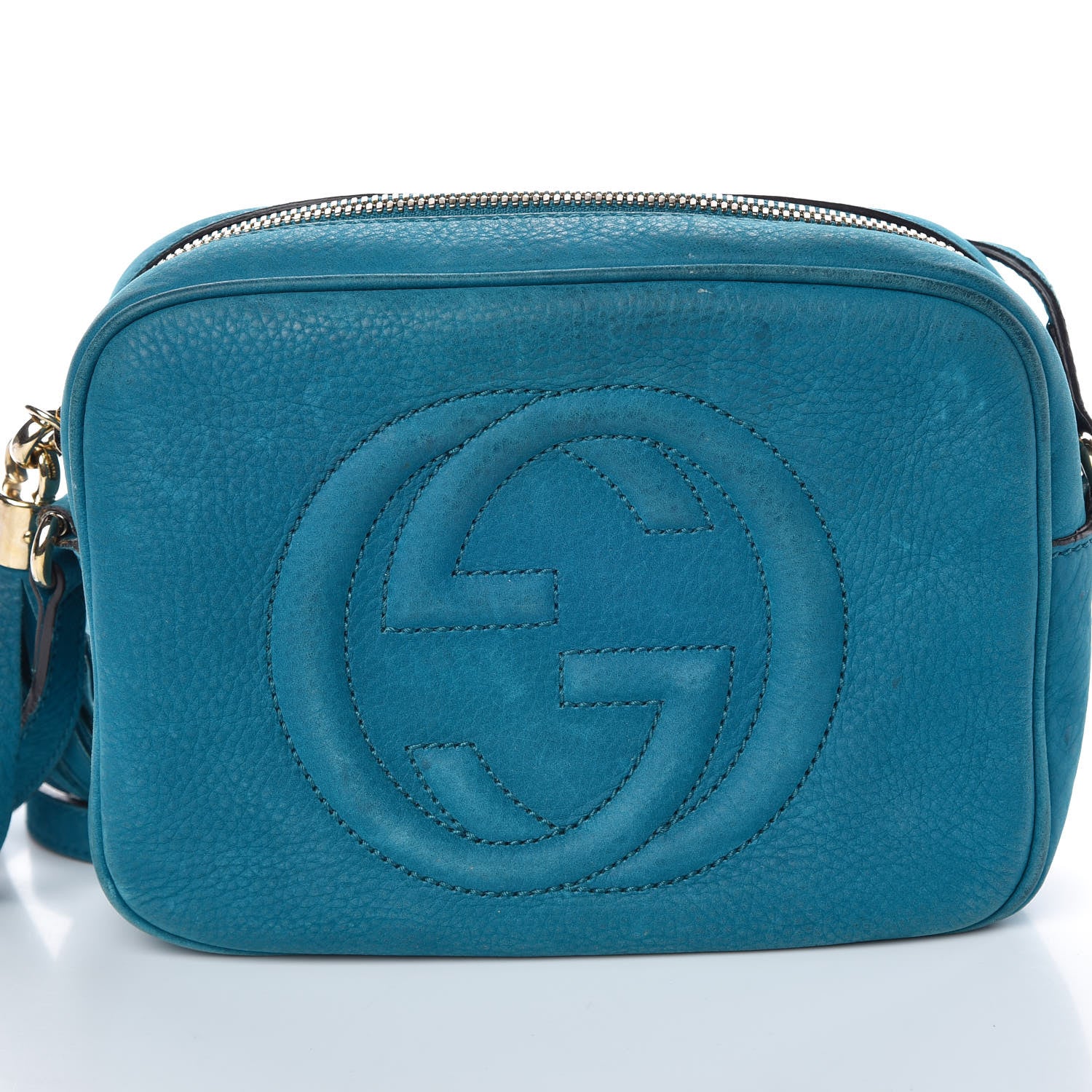 Gucci Vitello Range Small Soho Disco Bag Deep Cobalt 11 of 11
