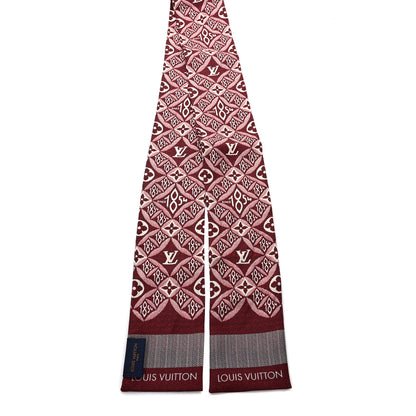 Louis Vuitton Silk Since 1854 Bandeau Bordeaux 2 of 3