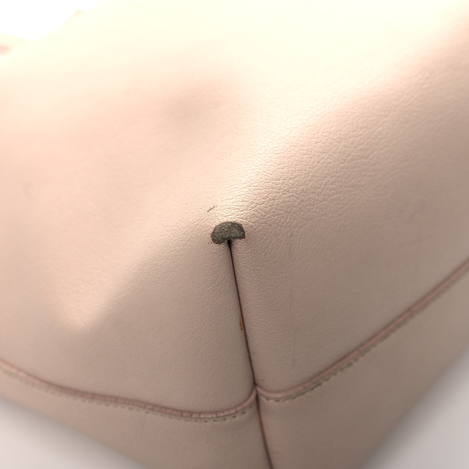 Saint Laurent Calfskin Large Shopping Tote Pale Blush 13 of 23