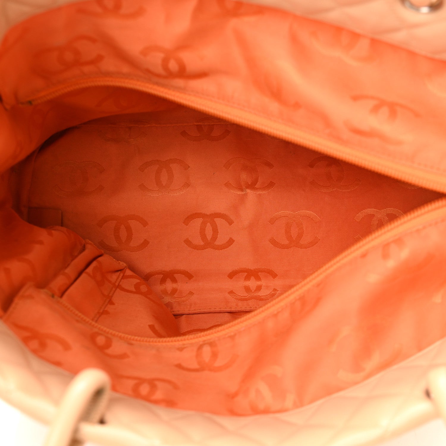 Chanel Calfskin Quilted Large Cambon Tote Beige 4 of 11