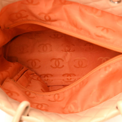 Chanel Calfskin Quilted Large Cambon Tote Beige 4 of 11