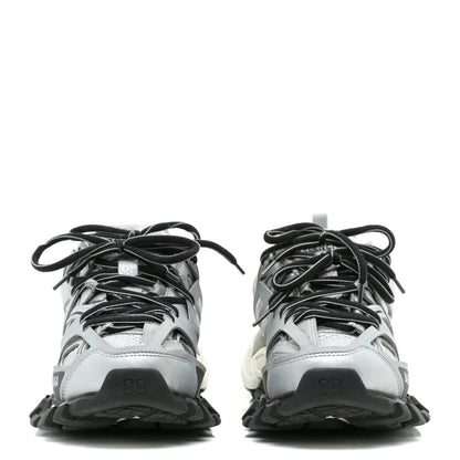 Balenciaga Mesh Nylon Womens Track Sneakers 36 Silver 2 of 9