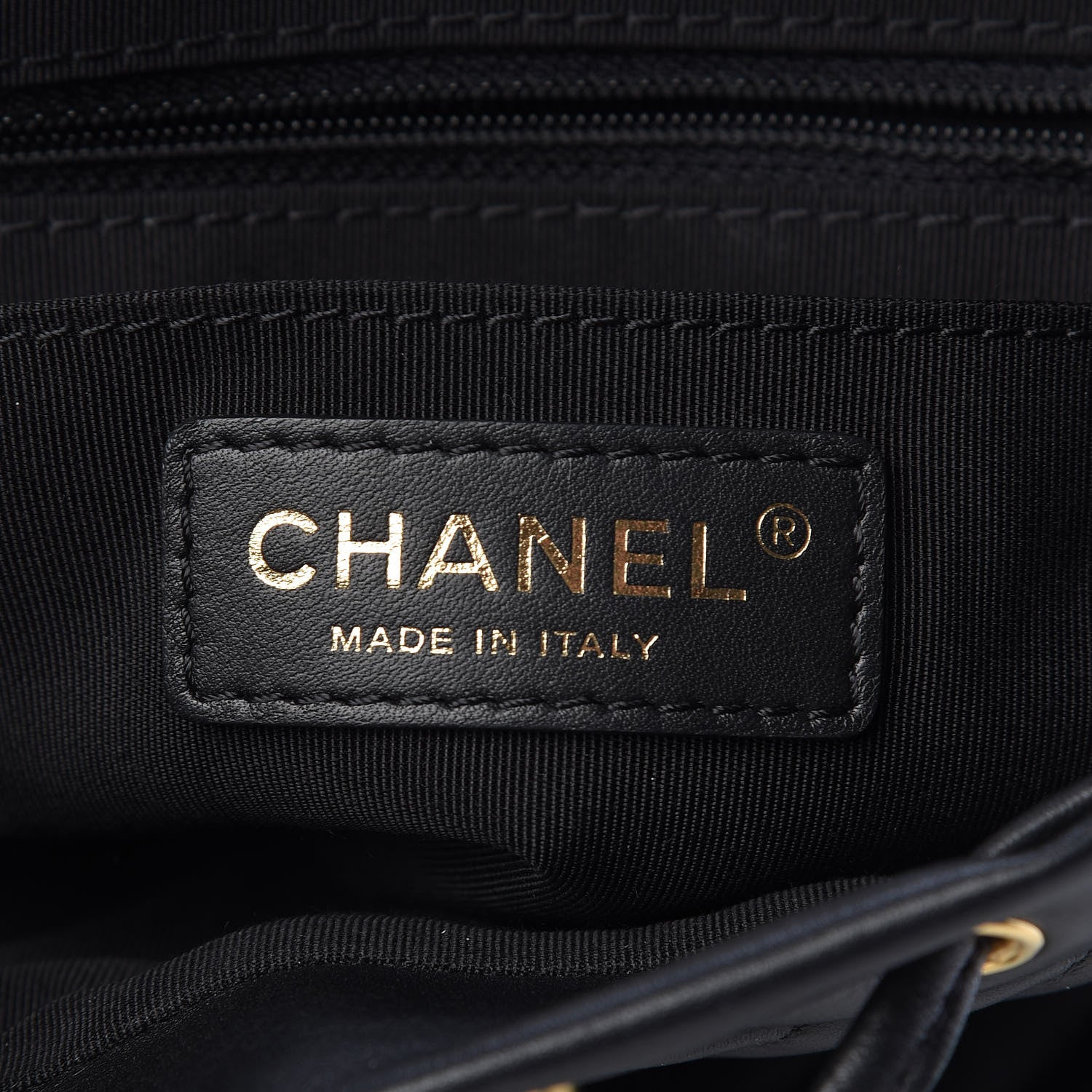 Chanel Calfskin Chevron Quilted Small Urban Spirit Backpack Black 6 of 13