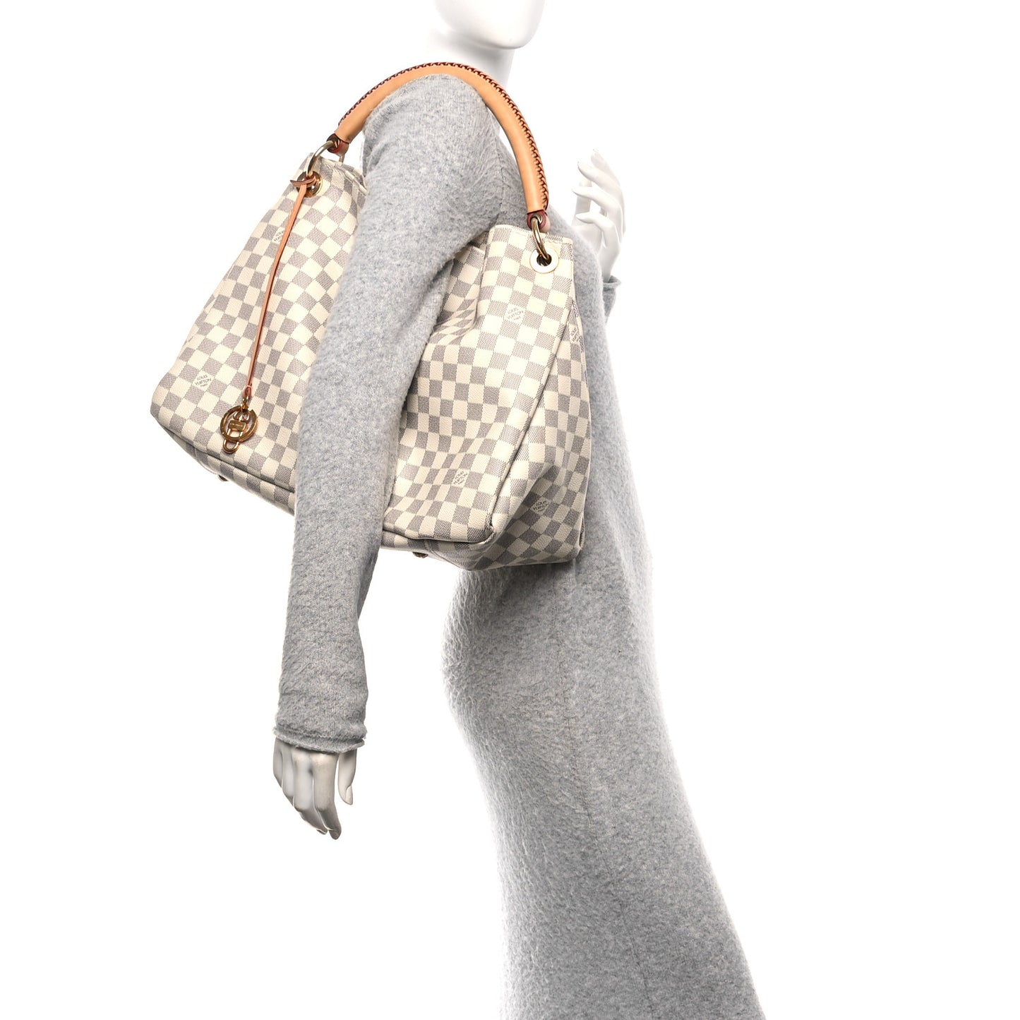 Damier Azur Artsy MM