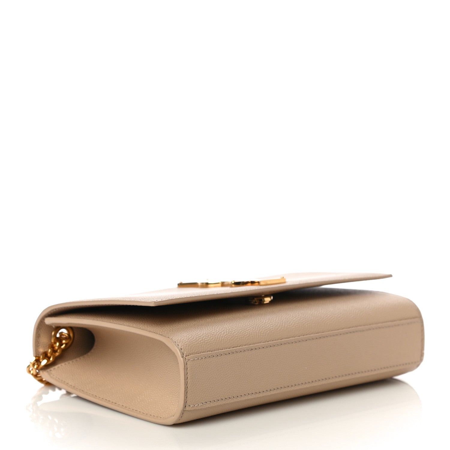 Saint Laurent Grain De Poudre Small Monogram Kate Satchel Nude Powder 4 of 10
