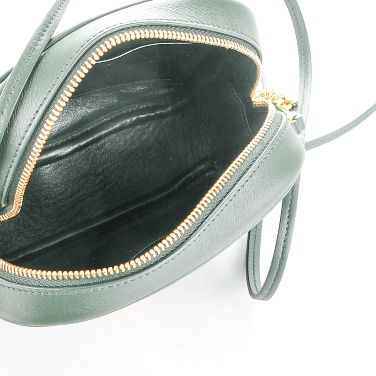 Saint Laurent Calfskin Monogram Blogger Bag Vert Fonce 5 of 7