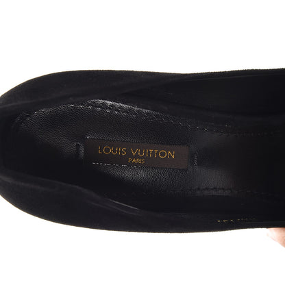 Louis Vuitton Suede Last Dance Pumps Heels 37.5 Black 7 of 9