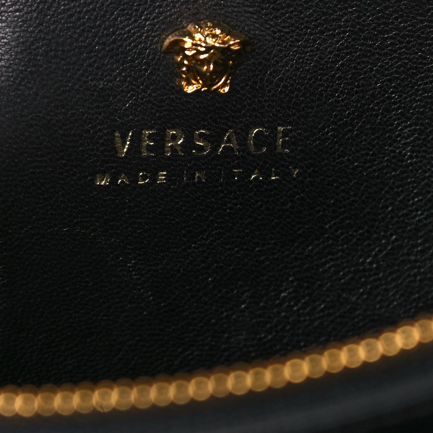 Versace Nappa Palazzo Sultan Shoulder Bag Black 5 of 13