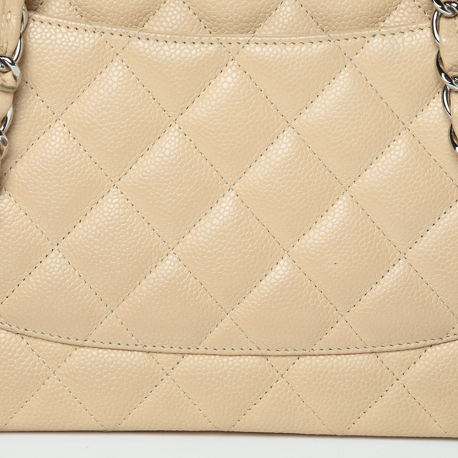 Chanel Caviar Quilted Jumbo Single Flap Beige Clair 12 of 23
