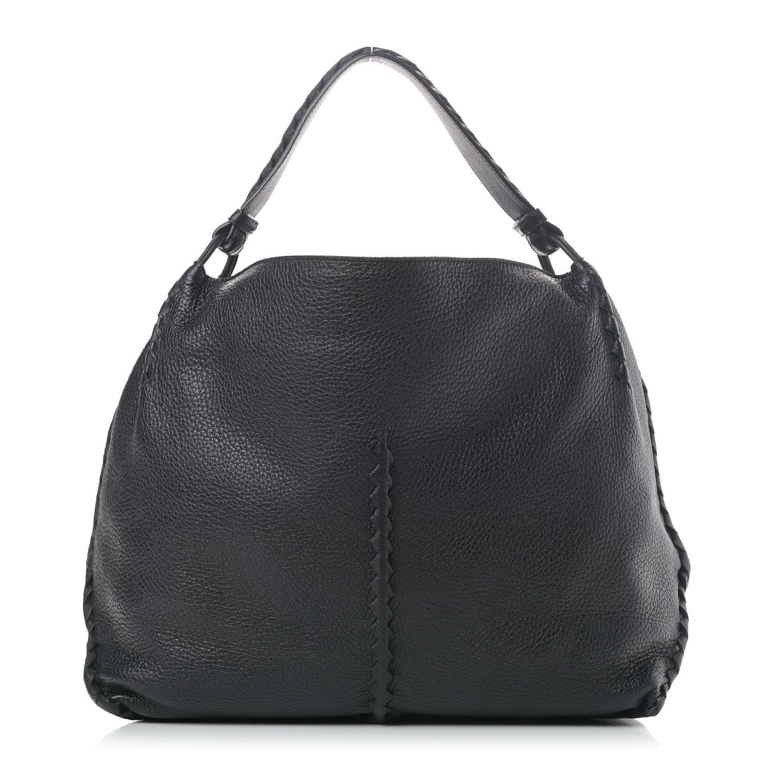 Bottega Veneta Cervo Deerskin Hobo Black 1 of 8