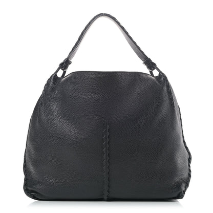 Bottega Veneta Cervo Deerskin Hobo Black 1 of 8