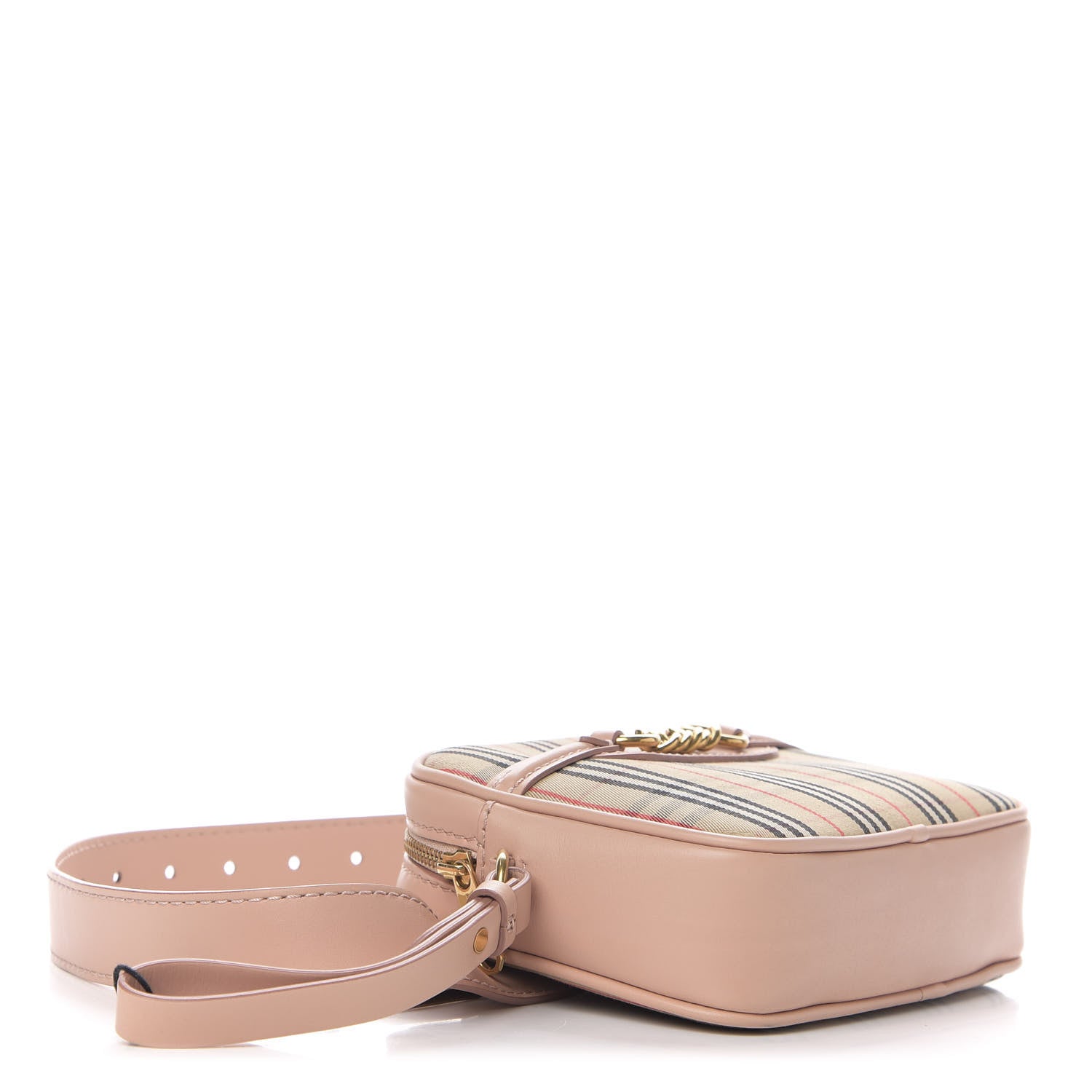 Burberry Smooth Calfskin 1983 Knight Check Link Bum Bag Pale Orchid 4 of 9