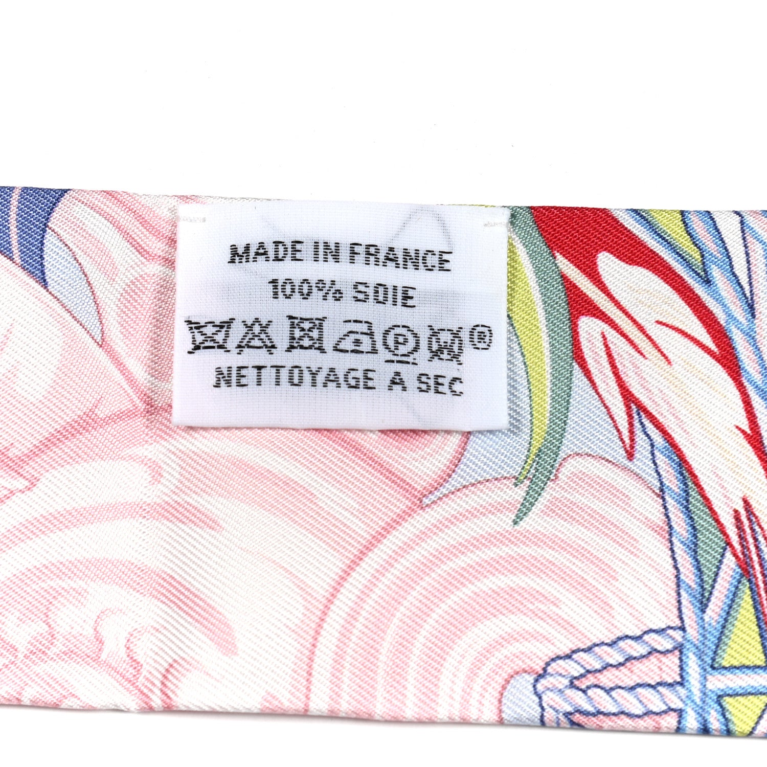 Hermes Silk La Danse Pacifique Twilly Bleu Ciel Vert Rose 2 of 4
