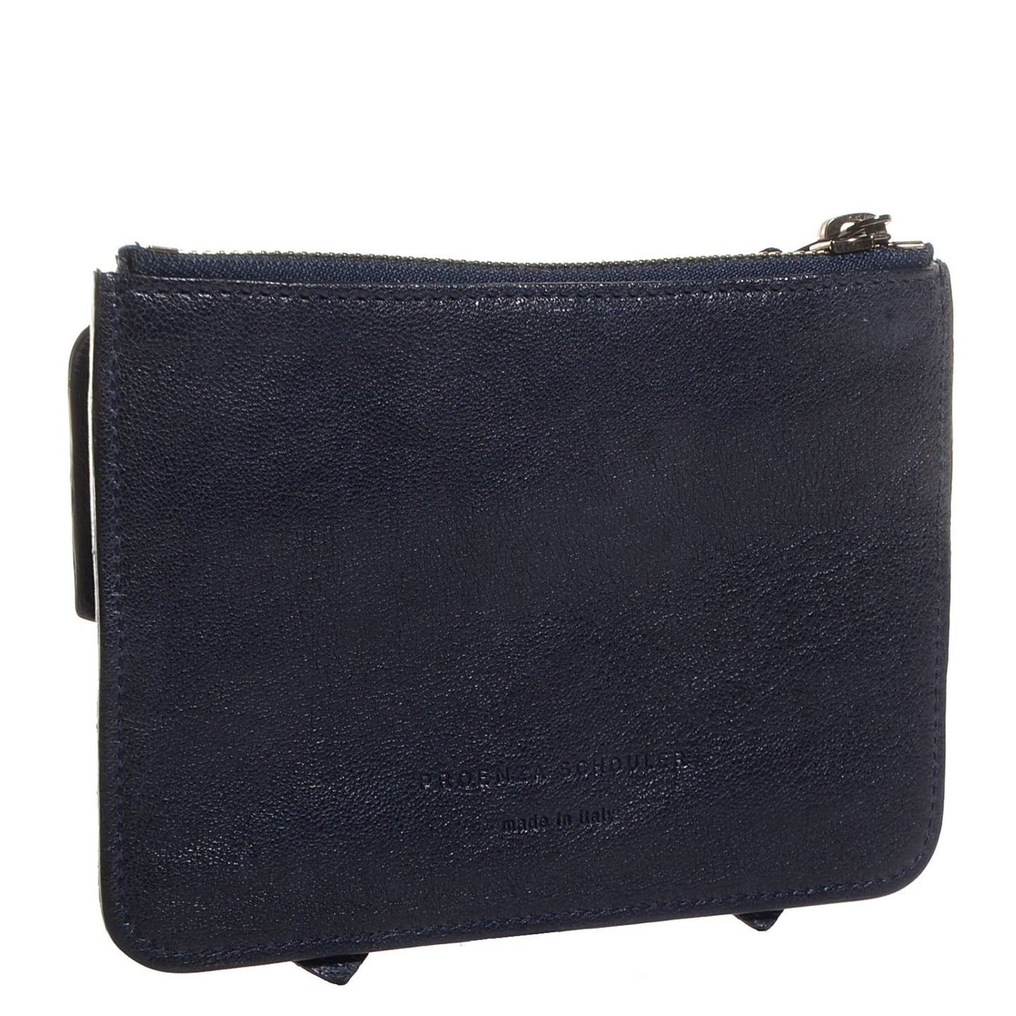 Lambskin Small Zip Case Midnight
