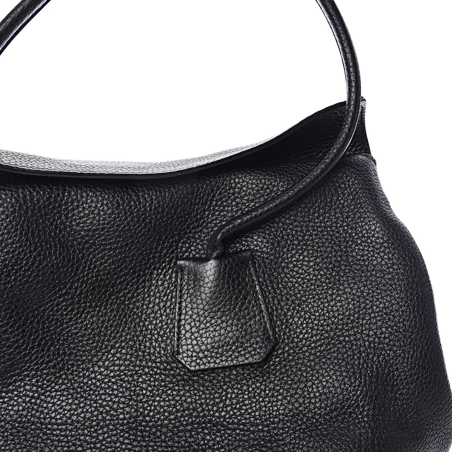 London Grainy Calfskin Medium Baynard Tote Black