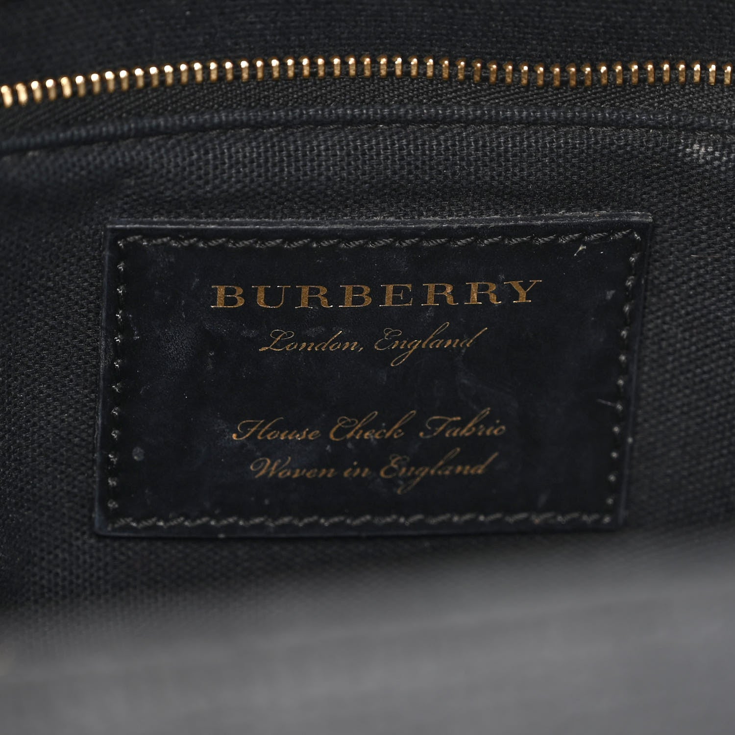 Burberry Derby Calfskin House Check Medium Camberley Black 6 of 9
