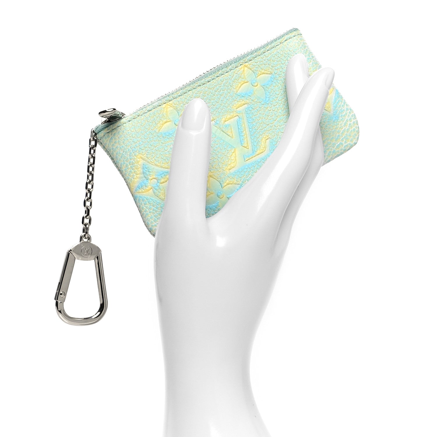 Louis Vuitton Empreinte Monogram Summer Stardust Key Pouch Water Green 2 of 7
