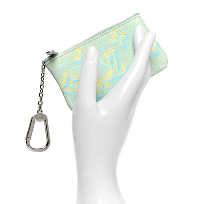 Louis Vuitton Empreinte Monogram Summer Stardust Key Pouch Water Green 2 of 7