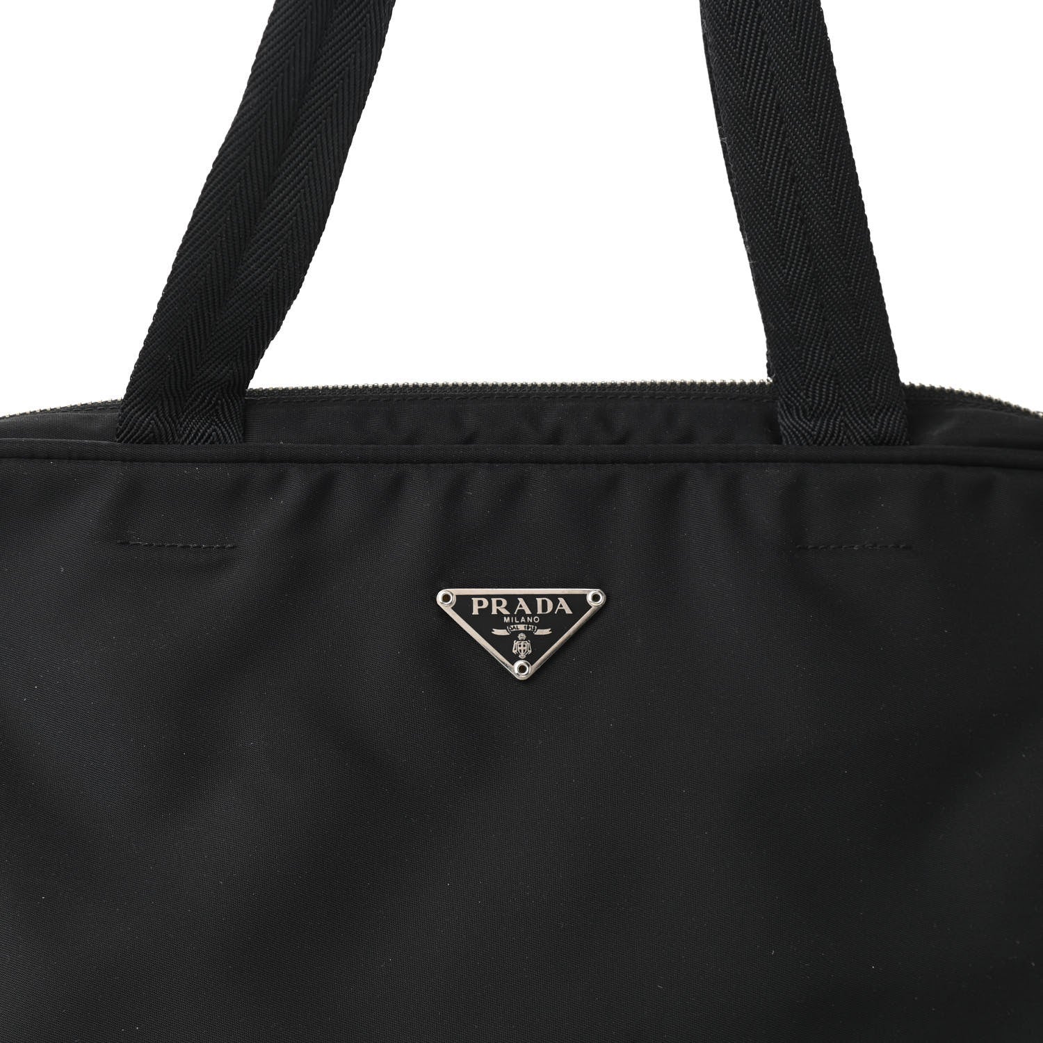 Prada Tessuto Nylon Briefcase Black 6 of 8