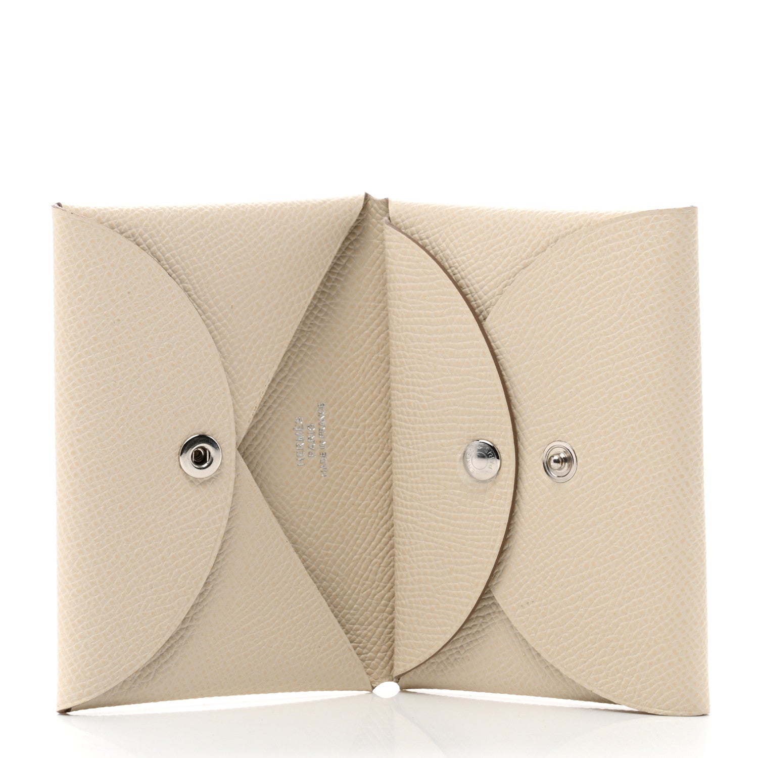 Hermes Epsom Calvi Duo Card Case Craie 6 of 7
