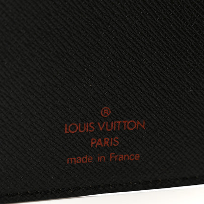 Louis Vuitton Epi Medium Ring Agenda Cover Black 6 of 7