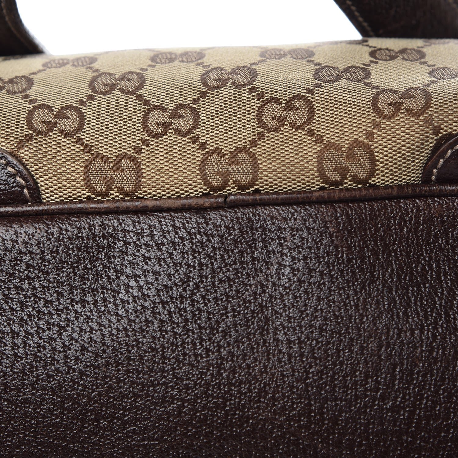 Gucci Monogram Bamboo Boston Dark Brown 13 of 13