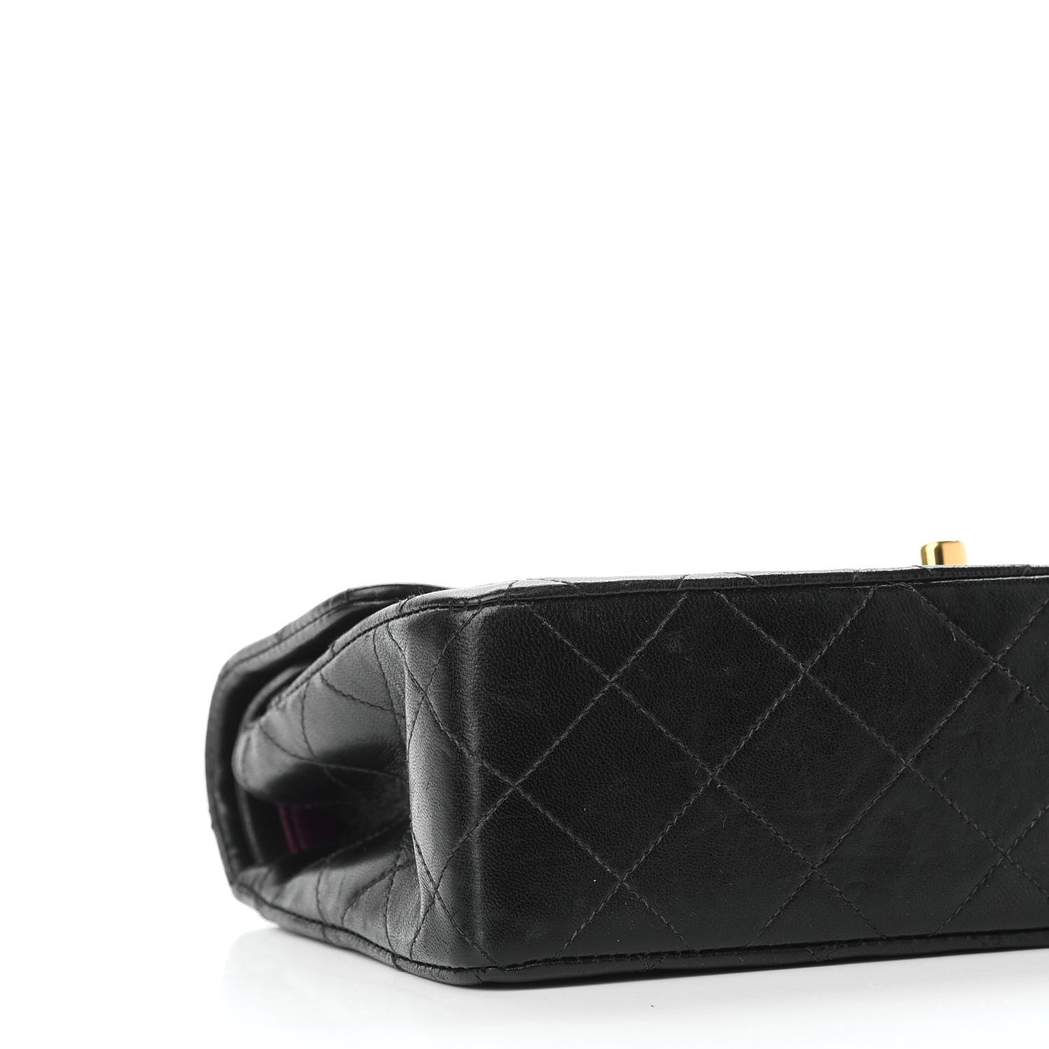 Chanel Lambskin Quilted Small Double Flap Black 8 of 11