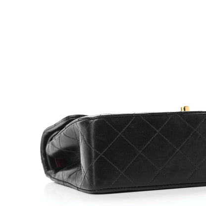 Chanel Lambskin Quilted Small Double Flap Black 8 of 11