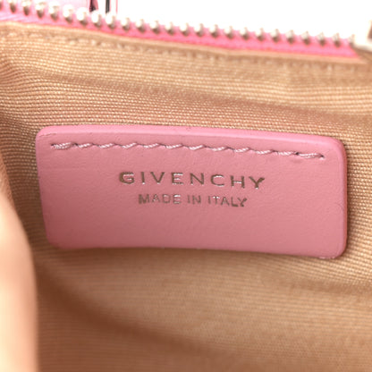 Givenchy Patent Calfskin Mini Cube Pandora Chain Shoulder Bag Pink 6 of 10