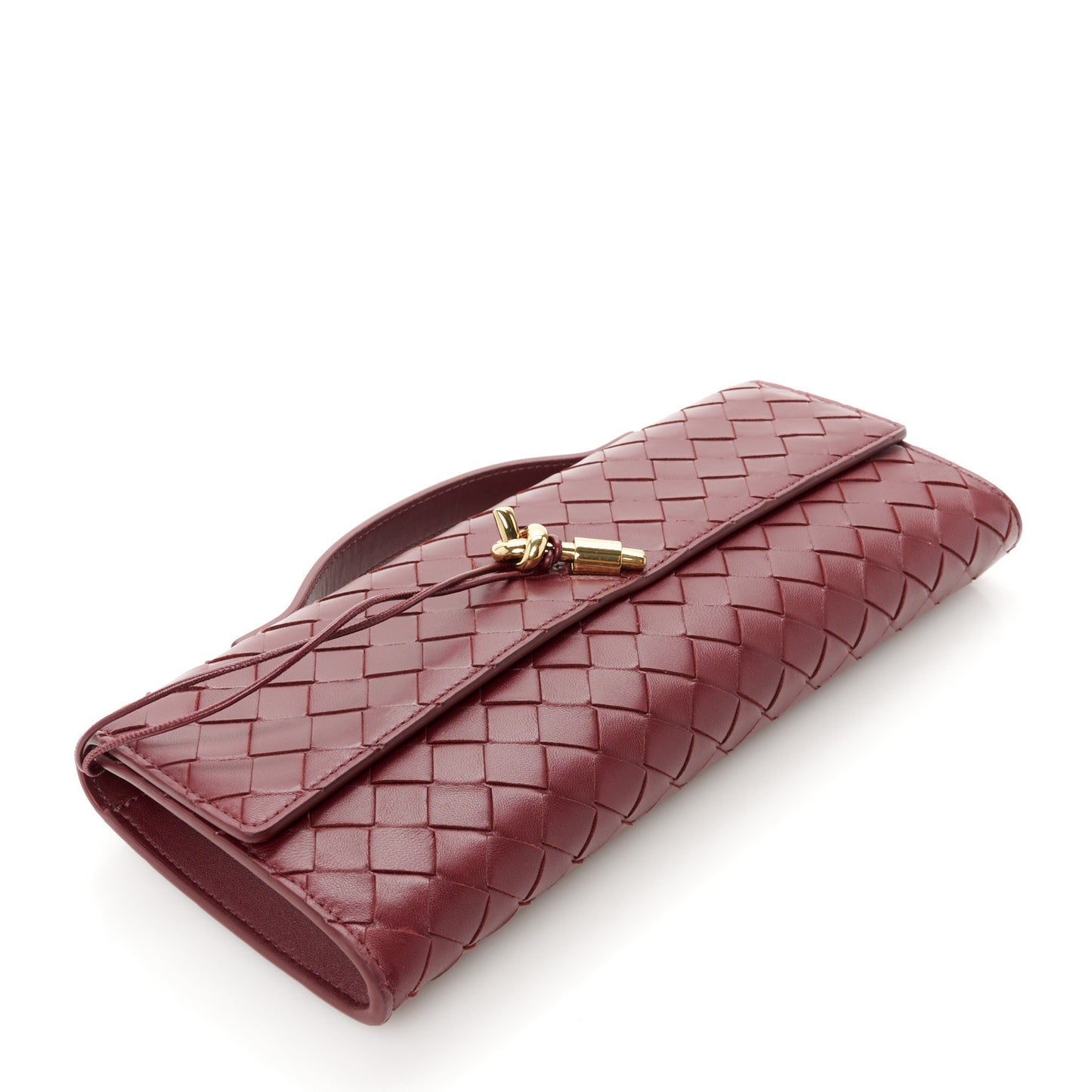 Nappa Intrecciato Long Andiamo Top Handle Clutch Barolo