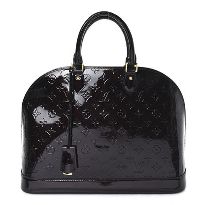 Louis Vuitton Vernis Alma GM Amarante 7 of 9