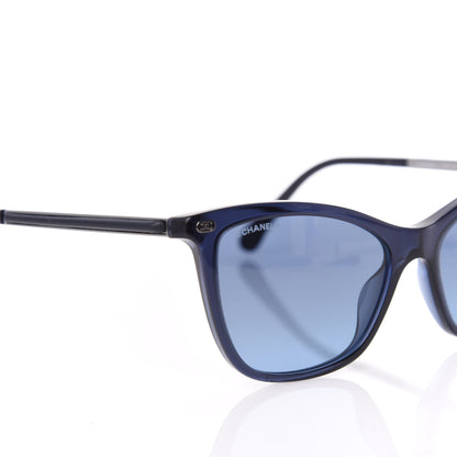 Chanel CC Cat Eye Sunglasses 5437-Q Dark Blue 7 of 8