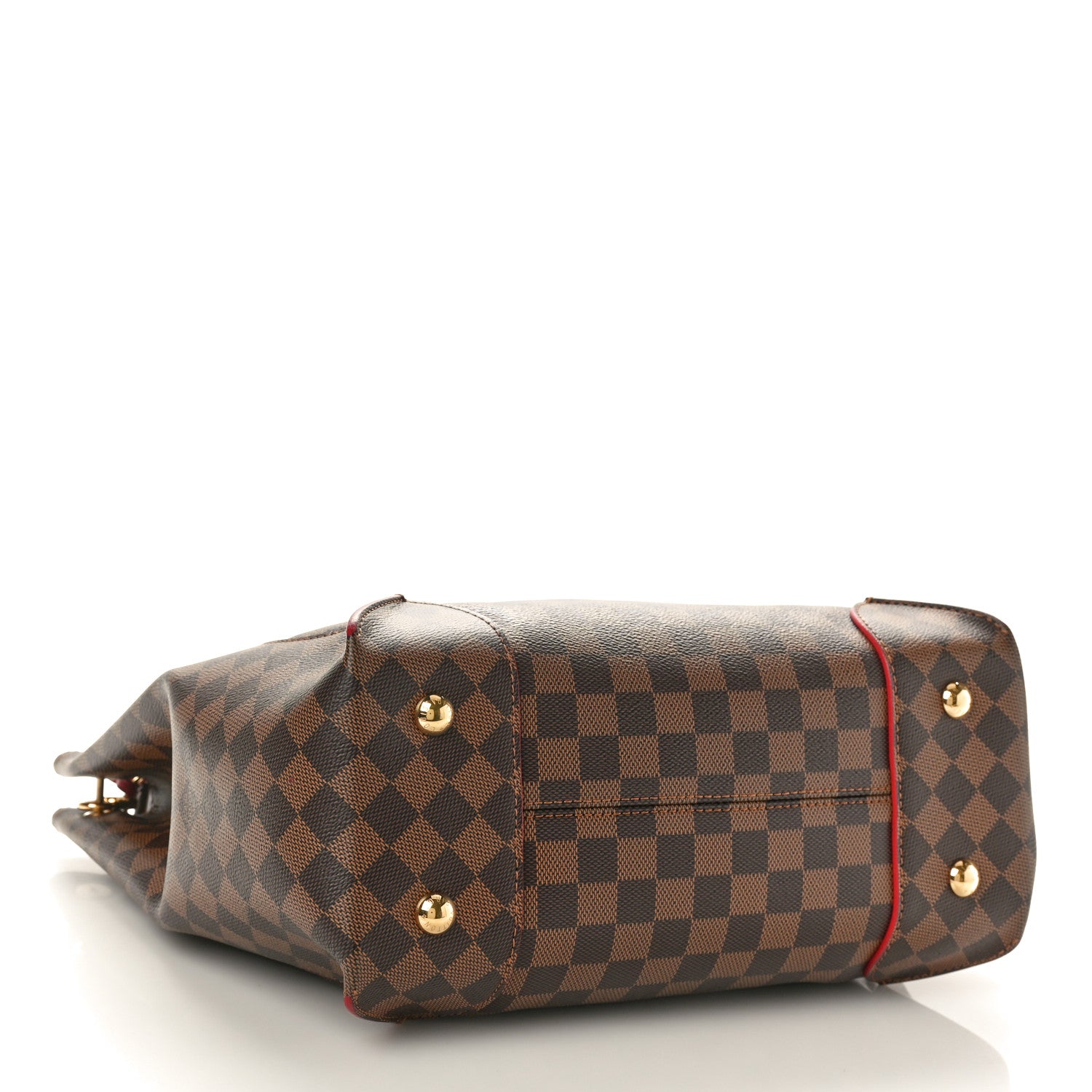 Louis Vuitton Damier Ebene Caissa Hobo Cherry 4 of 9