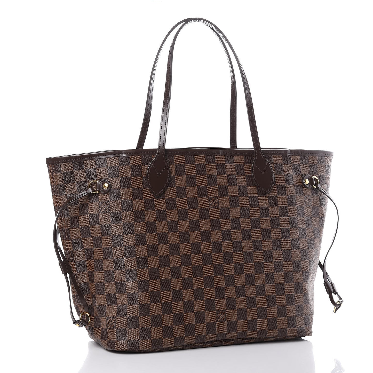 Damier Ebene Neo Neverfull MM Rose Ballerine