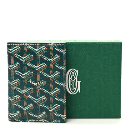 Goyard Goyardine Saint Marc Folding Card Case Green 9 of 9