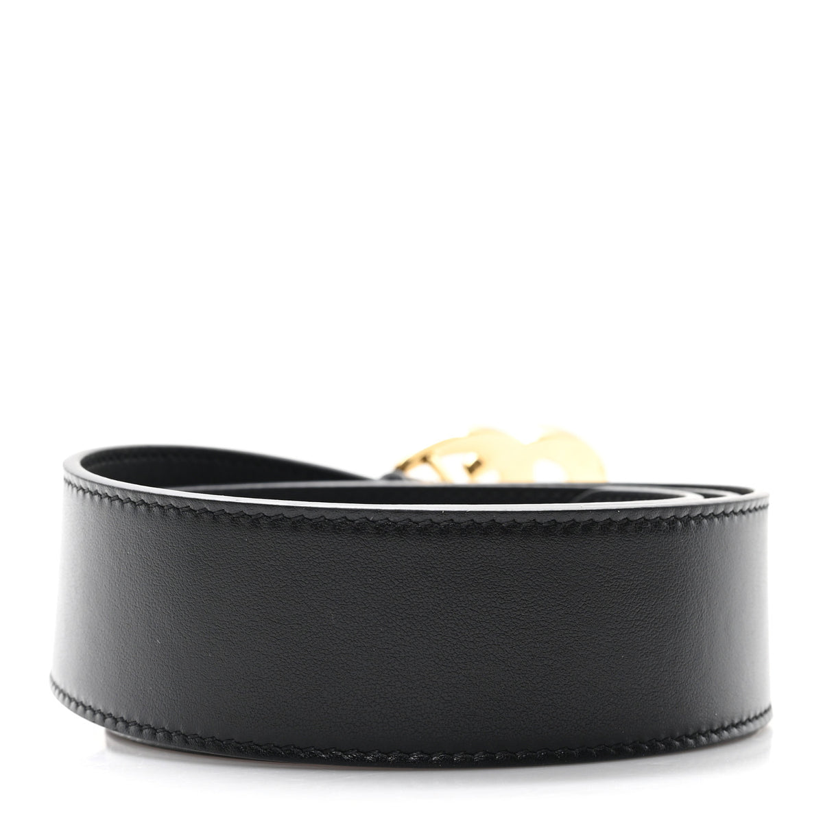 Gucci Calfskin Double G 85 34 Belt Black 1757330 – FASHIONPHILE