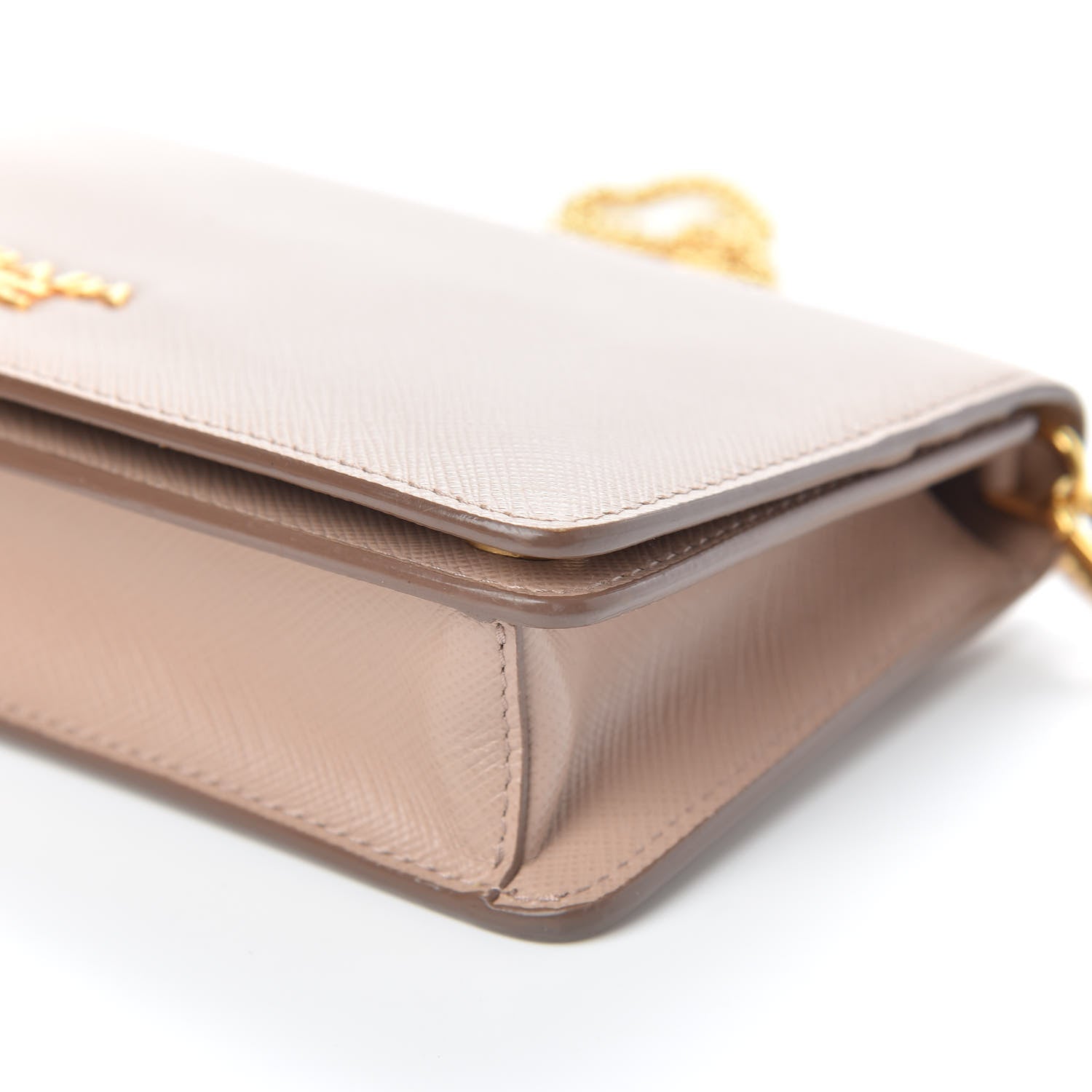Prada Saffiano Metal Mini Crossbody Bag Cipria 8 of 10