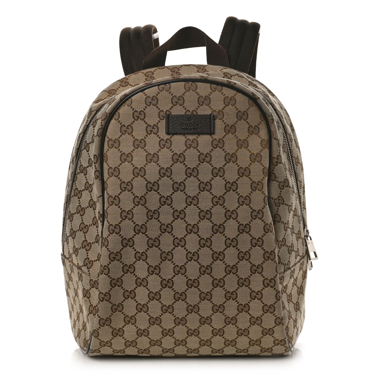 Gucci Monogram Travel Backpack Dark Brown 1 of 9