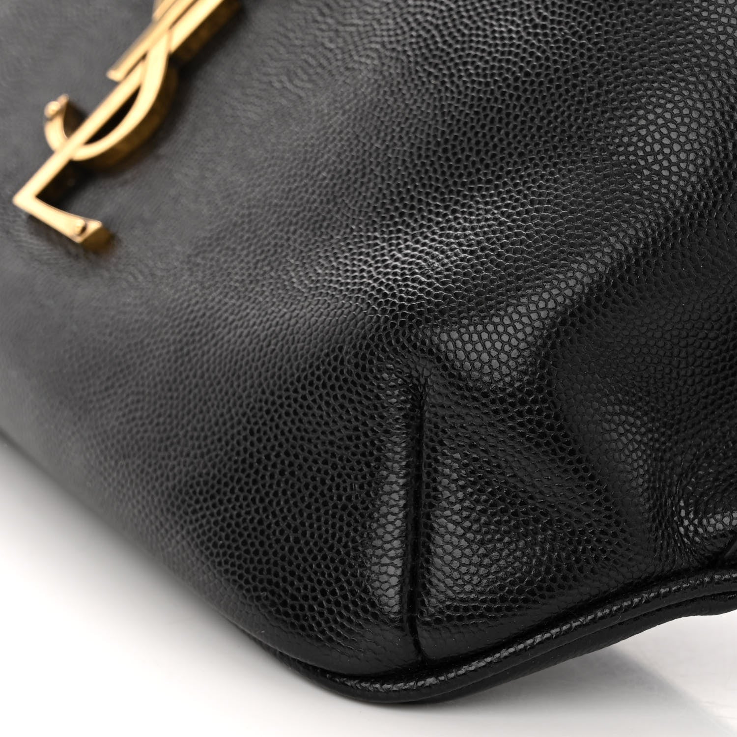 Saint Laurent Grain De Poudre Monogram Belt Bag Black 9 of 10