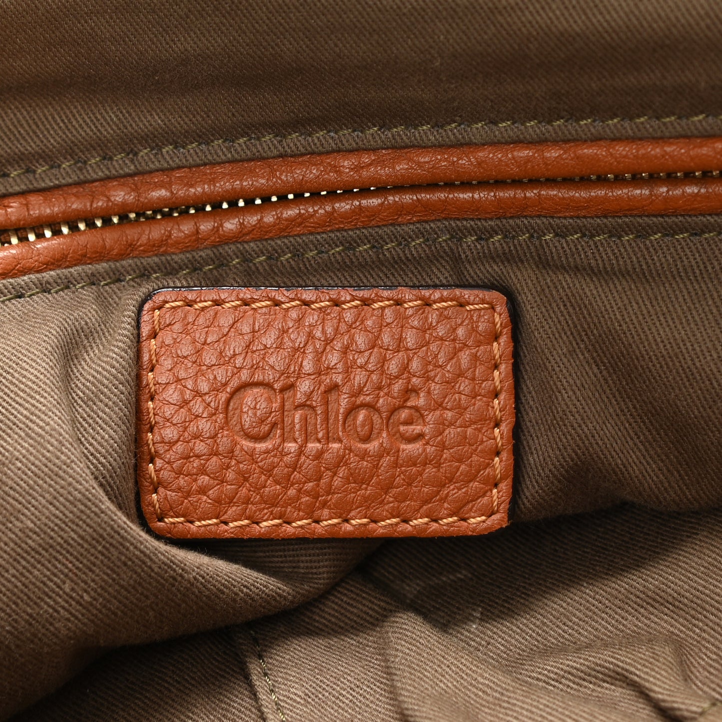 Calfskin Medium Marcie Satchel Tan