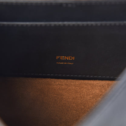 Fendi Agnello Old Shine Small Kan U Shoulder Bag Black 6 of 10