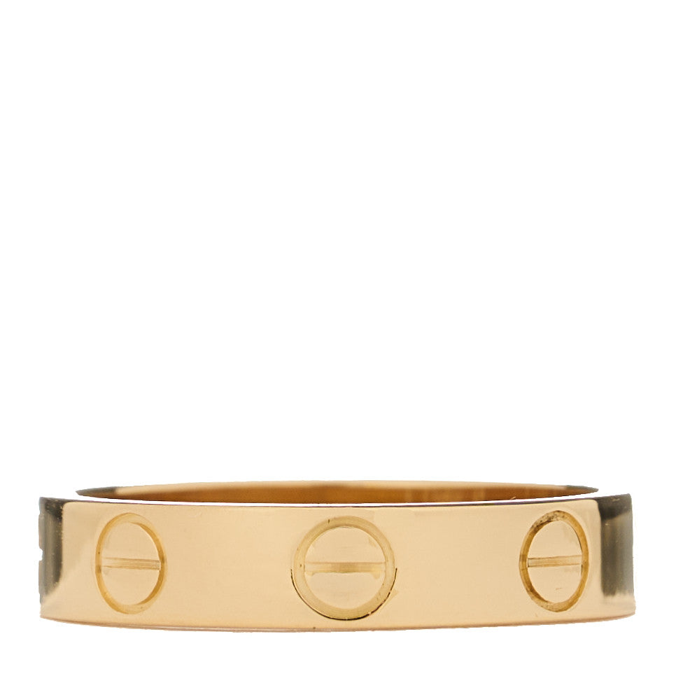 Cartier 18K Yellow Gold 3.5mm LOVE Wedding Band Ring 47 4 1 of 5